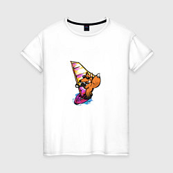 Женская футболка Fox - windsurfer