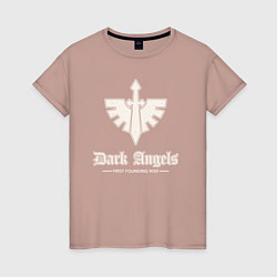 Женская футболка Темные ангелы лого винтаж