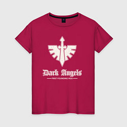 Женская футболка Темные ангелы лого винтаж