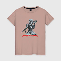 Женская футболка Райден из Metal Gear Rising с мечом