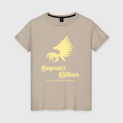 Женская футболка Дети императора лого винтаж