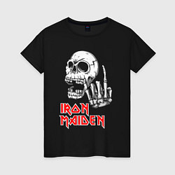 Женская футболка Iron Maiden, Череп