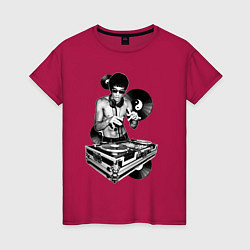 Женская футболка Bruce Lee - Vinyl Dj
