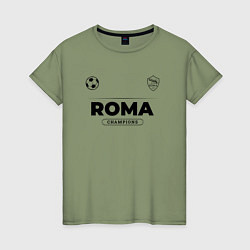 Женская футболка Roma Униформа Чемпионов