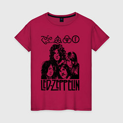 Женская футболка Led Zeppelin Black