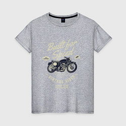 Женская футболка Vintage Moto