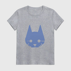 Футболка хлопковая женская Stray Blue, цвет: меланж