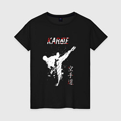 Женская футболка Karate fighter