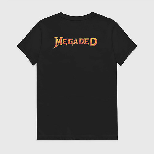 Женская футболка MEGADED / Черный – фото 2