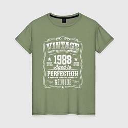 Женская футболка Винтаж 1988 года, выдержанный до совершенства