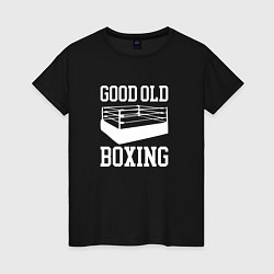 Женская футболка Good Old Boxing