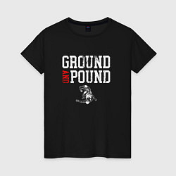 Женская футболка Ground And Pound Добивание ММА