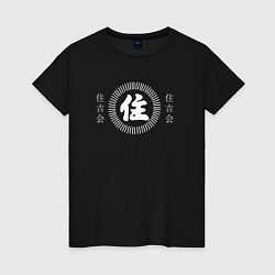 Женская футболка Сумиёси кай Якудза Япония