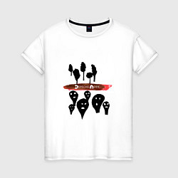 Женская футболка Popular techno music group