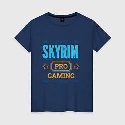 Женская футболка Игра Skyrim pro gaming