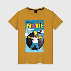 Женская футболка The Simpsons movie - Гомер и бомба