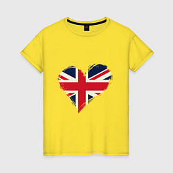 Женская футболка Сердце - Британия