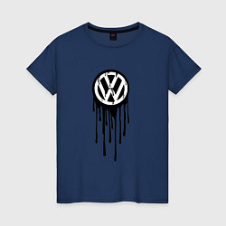 Женская футболка Volkswagen - art logo