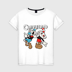 Женская футболка Cuphead - Mugman