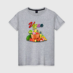 Женская футболка Вегетарианский набор