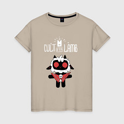 Женская футболка Культ Агнаца - Cult of the lamb