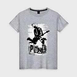 Женская футболка Punk jump