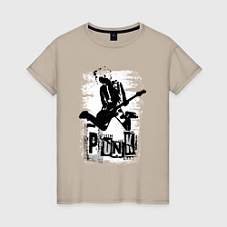 Женская футболка Punk jump
