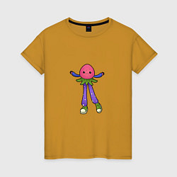 Женская футболка Хиппи земляничка