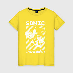 Женская футболка Sonic - game