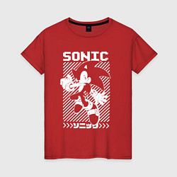 Женская футболка Sonic - game