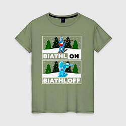 Женская футболка BiathlON BiathlOFF