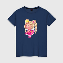 Женская футболка Маленькая принцесса блондинка