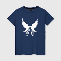 Женская футболка Hollywood Undead - две птице