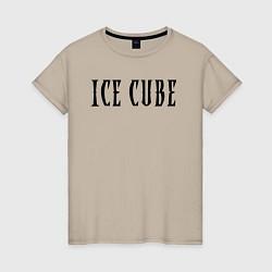 Женская футболка Ice Cube - logo