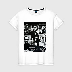 Женская футболка Depeche Mode 101 Vintage 1988