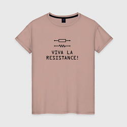 Женская футболка Viva la resistance