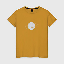 Женская футболка Планета минимализм