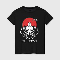 Женская футболка Jiu-Jitsu red sun