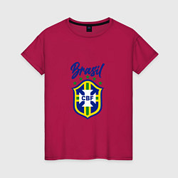 Женская футболка Brasil Football