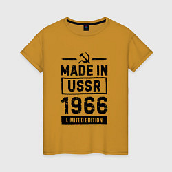 Женская футболка Made in USSR 1966 limited edition