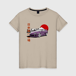 Женская футболка Toyota Supra A80 Mk4 Japan Legend