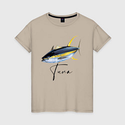 Женская футболка Желтопёрый океанский тунец