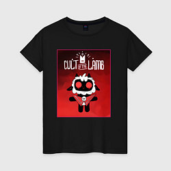 Женская футболка Cult of the Lamb - Картина-пoстер