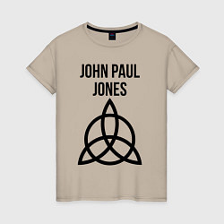 Женская футболка John Paul Jones - Led Zeppelin - legend