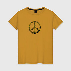Женская футболка Пацифика символ мира