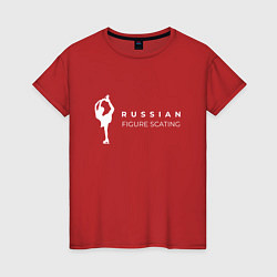 Женская футболка Figure skating of Russia