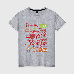 Женская футболка Любовь так любовь