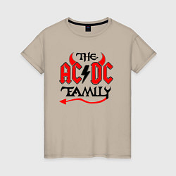 Женская футболка The ac dc family - Rock