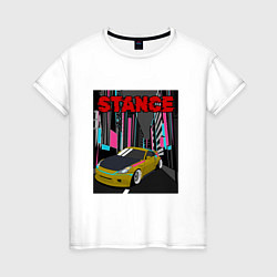 Женская футболка Nissan 350z Stance
