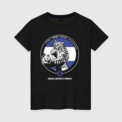 Женская футболка Krav-maga emblem tiger
